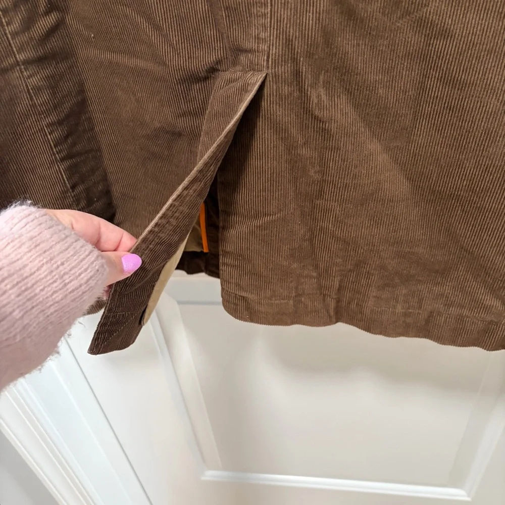 Vintage Y2K J.Crew Corduroy Blazer Men’s size XL Brown 2 Button Closure Academia